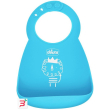 chicco bavaglia silicone azzurro
