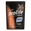dualfresh salmone e merluzzo - alimento completo per gatto adulto 85 gr