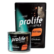 life style kitten chicken