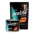 prolife gatto lifestyle kitten pollo 85gr (bustina)