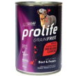 grain free adult medium/large sensitive beef & potato