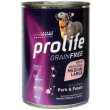 prolife dog gf ad pork&pot400g