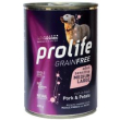 grain free adult medium/large sensitive pork & potato
