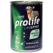 life style adult medium/large light codfish & rice