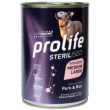 sterilised sensitive adult medium/large pork & rice