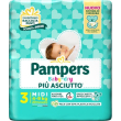 pampers baby dry tradizionale taglia 3-midi (4-9 kg) 20pz