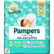 pampers baby dry pannolino downcount midi 20 pezzi