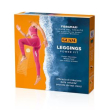 guam - fibramar leggings power fit fragola melange taglia s-m - leggings sportivi modellanti per un