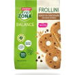 enerzona - frollini con gocce di cioccolato e farina integrale 250 g