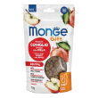 monge gatto snack gift dental meat minis coniglio mela 50gr