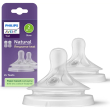 avent natural response teat 0m+ 2 tettarelle per biberon flusso 2