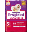 pampers progressi mutandino taglia 5 junior dai 12 ai 18kg