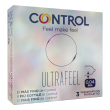 control finissimo ultrafeel 3 pezzi - preservativi ultra sottili per massimo piacere
