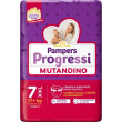 pampers progressi mutandino taglia 7-xxl dai 17kg - 15 pezzi