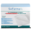 sofarma+ garza sterile in cotone 18 x 40cm 12 pezzi