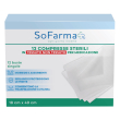 sofarma+ garza sterile in tessuto non tessuto 18 x 40cm 12 pezzi