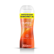 durex massage 2 in 1, gel lubrificante intimo a base acqua e gel per massaggi, con ylang ylang, 200