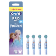 oral-b testine di ricambio pro kids con disney frozen, 4 testine