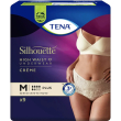 tena silhouette vita alta - 9 mutandine assorbenti femminili per incontinenza plus taglia m crema