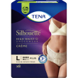 tena silhouette vita alta - 8 mutandine assorbenti femminili per incontinenza plus taglia l crema