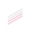 colors lima smerigliata per unghie, set 2+2 lime per manicure professionale