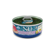 n&d natural tonno e gamberetti - mangime complementare per gatti adulti 140 gr