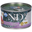 farmina n&d cat natural tuna&shrimp 140 g mangime