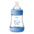 chicco biberon neonato perfect 5 biberon azzurro flusso lento 0 mesi+ 150 ml