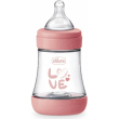 chicco perfect 5 rosa - biberon a flusso lento 150 ml