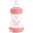 chicco biberon p5 150ml slow silicone girl