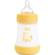 chicco perfect 5 - biberon flusso lento 150 ml - giallo