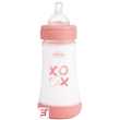 chicco biberon p5 240ml med silicone girl