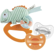 chicco physio forma soft luxe 16-36 m - 2 succhietti in silicone - azzurro+neutro