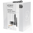 korff cofanetto di natale 2023 protocollo occhi - eyeliner vinile + mascara prodigious + eye zone co