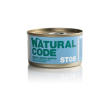 st05 tonno e pesce bianco - alimento umido complementare per gatti sterilizzati 85 gr