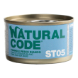 natural code gatto lattina (st05) adulto sterilizzato tonno & pesce bianco 85 gr     temporaneam