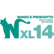 xl 14 con manzo e prosciutto