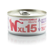 xl 15 pollo e agnello - alimento complementare per gatti adulti 170 gr