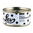 natural line lev gatto pollo prosciutto 70gr (lattina)