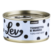 lev gatto lattina in acqua di cottura adulto tonnetto & manzo 70 gr
