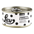lev gatto lattina in acqua di cottura adulto tonnetto & acciughe 70 gr