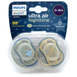 philips avent ultra air night time 0-6 mesi, 2 pezzi
