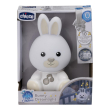 ch gioco coniglio dolce notte, chicco - lampada portatile con musica rilassante, luce notturna per b