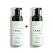 lierac duo mousse detergente purificante viso 150ml + 150ml