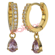 bjt317 orecchini ines viole gp