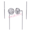bjt331 orecchini gwenda swarovski stainless steel