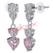 bjt333 orecchini donna rose ss