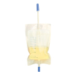 sacca raccolta urina da gamba 750 ml con 2 lacci valvola antire