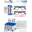 pronti x te twin 9 blu/rosso +1,50 - occhiali da lettura unisex