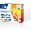 magnesio e potassio act zero 14 bustine - integratore energizzante